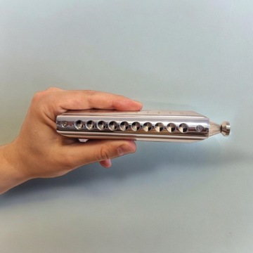 Harmonijka ustna chromatyczna 10-kanałowa 40-tonowa C-dur EastTop T10-40