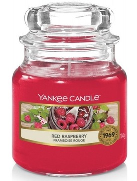 YANKEE CANDLE świeca zapachowa Red Raspberry 104g