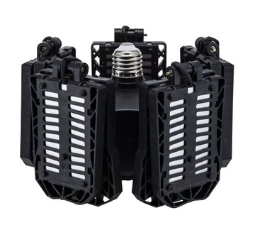 СВЕТОДИОДНЫЙ ПОТОЛОЧНЫЙ СВЕТИЛЬНИК ДЛЯ ГАРАЖА РАСШИРЯЕМЫЙ ГАЛОГЕННЫЙ E27 5 РЕГУЛИРУЕМЫХ РУКОЯТКОВ