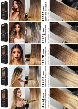 Наращивание натуральных волос CLIP-IN 40-45 см 3 полоски 35 г - STAR MY HAIR