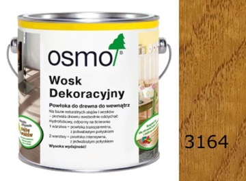 Wosk Dekoracyjny Dąb OSMO 0,75L 3164
