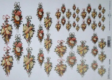 papier do decoupage ITD A-4 - D0178M Boże Narodzen
