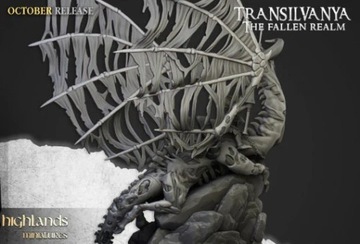 Vampire Lady on Zombie Dragon - Highlands Miniatures oldhammer hero