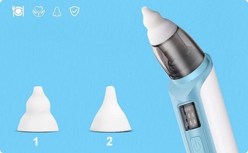 ЭЛЕКТРИЧЕСКИЙ НАЗАЛЬНЫЙ АСПИРАТОР ДЛЯ КОЛЛЕКЦИИ, СИНИЙ ЭКСТРАКТОР