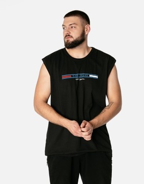 Koszulka Męska Bez Rękawów Bokserka Rambo Podkoszulek Tank Top 3020-2 10XL