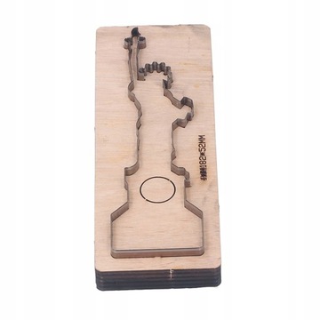 Кожаный штамп культовой формы статуи