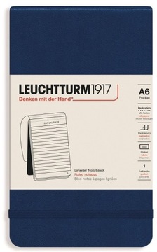 Notatnik LEUCHTTURM1917 reporterski A6 Linia