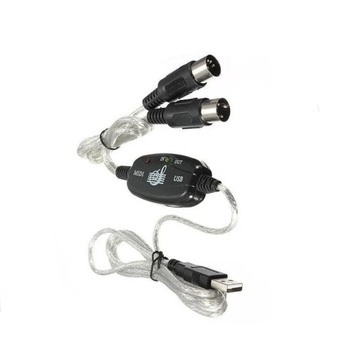 Компьютерная клавиатура с переходным кабелем Midi