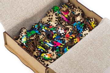 ДЕРЕВЯННЫЙ ПАЗЛ ЖИВОТНЫЕ ЭКО БОХО ПАЗЛ