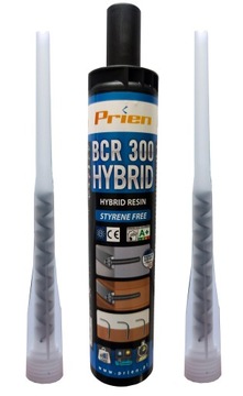 Kotwa chemiczna Hybrydowa CIĘŻKIE OBCIĄŻENIA bez styrenu BCR 300 HYBRID +..
