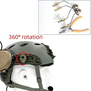 Адаптер TS TAC-SKY SORDIN Mount ARC для шлема MSA SORDIN Tactical Hea