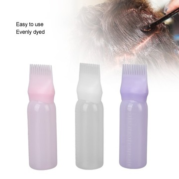 3 szt. Butelka z aplikatorem do farbowania włosów