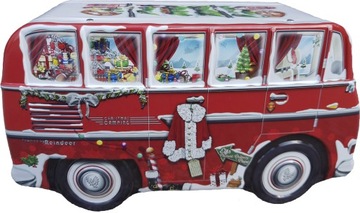 Pojemnik Metalowy 'AUTOBUS Mikołaja' 23x12cm