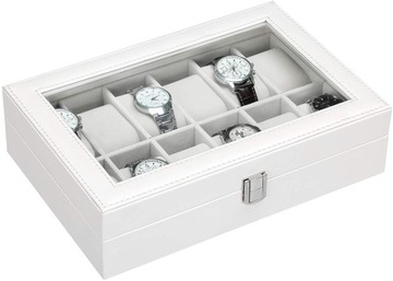 КОРОБКА-ЧЕХОЛ-ОРГАНИЗАТОР КОРОБКА ДЛЯ ЧАСОВ 12 шт. подарок