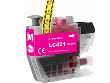 Wysokowydajny Tusz do Brother LC-421XL Magenta DCP-J1050DW DCP-J1040DW