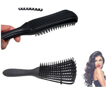 SZCZOTKA DO WŁOSÓW KRĘCONYCH LOKÓW FAL REGULOWANA