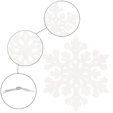 ПОДВЕСКИ «РОЖДЕСТВЕНСКАЯ ЕЛКА» набор из 8 шт. КУЛОН «СНЕЖИНКИ» 8см