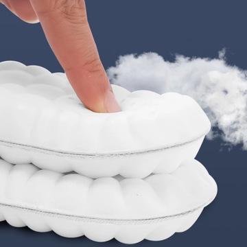 WKŁADKI DO BUTÓW AMORTYZUJĄCE MIĘKKIE NA BOLĄCE STOPY LEKKIE PIANKOWE 41-42