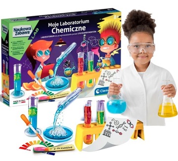 NAUKOWA ZABAWA MOJE LABORATORIUM CHEMICZNE