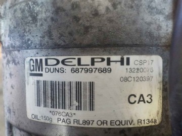 INSIGNIA ASTRA ZAFIRA 1.8 B 10r 140KM sprezarka klimatyzacji 13220076