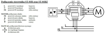 INEL ST-01R РАДИОКОНТРОЛЛЕР ВСТРАИВАННОГО МОНТАЖА для роллет