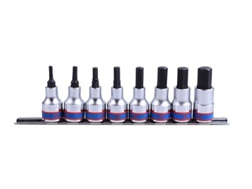 ZESTAW NASADEK 3/8'' IMBUS HEX H3 - H12 8szt KING TONY