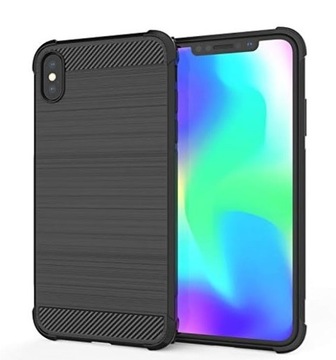 ETUI SOFT SLIM CASE CARBON DO IPHONE XS MAX