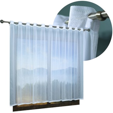 ГОТОВЫЕ ВУАЛЬНЫЕ ШТОРЫ НА ЛЕНТЕ с люверсами 240х140