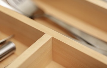 Регулируемая деревянная вставка для столовых приборов L-450мм GTV