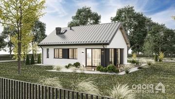 Проект дома Pióro Architekci-22 ​​Зеркальная версия