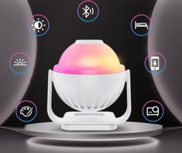 УМНЫЙ ПЛАНЕТАРИЙ ЗВЕЗДЫ ПРОЕКТОР RGBW НОЧНАЯ ЛАМПА BT ДИНАМИК ПРИЛОЖЕНИЕ ДИСТАНЦИОННОЕ УПРАВЛЕНИЕ