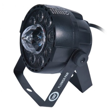 Прожектор для сцены PAR с эффектом диско-шара LIGHT4ME FLOWER PAR LED