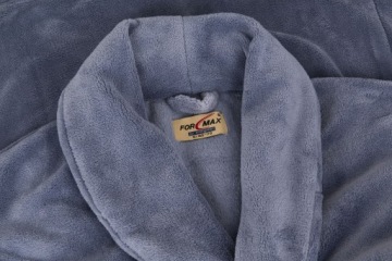 ХАЛАТ МУЖСКОЙ, ТОЛСТЫЙ, СЕРЫЙ, XL, А100