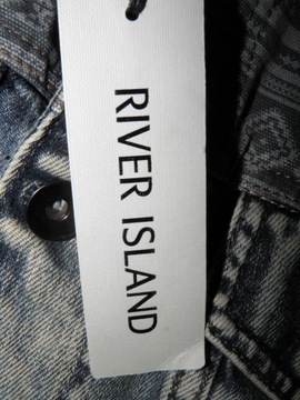 RIVER ISLAND EXTRA KAMIZELKA JEANS R M