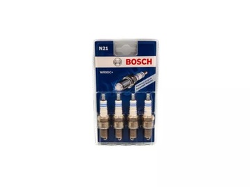 ŚWIECE ZAPŁONOWE BOSCH N21 WR9DC+ 4SZT