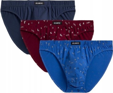 SLIPY MĘSKIE ATLANTIC 3MP-164 SPORT 100% bawełna COOL 2w 3PAK XL