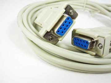 kabel przewód null modem d-sub 9pin rs232 1.8m