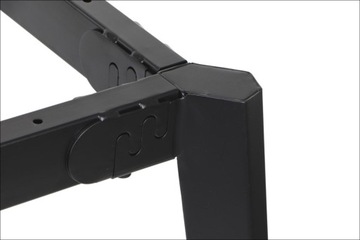 Каркас стола, наклонные ножки, 115х64х72,2, черный, массивный