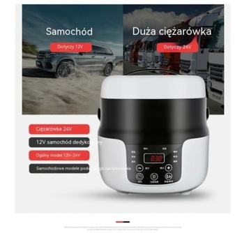 Multicooker,powolna kuchenka,24v dla ciężarówki 2L