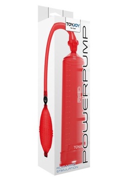 POMPA POWIĘKSZAJĄCA PENISA POWER PUMP TOY JOY RED