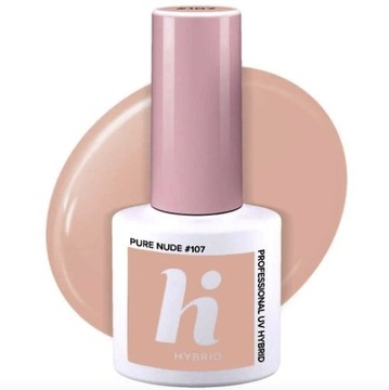 Lakier hybrydowy hi hybrid 107 pure nude 5 ml