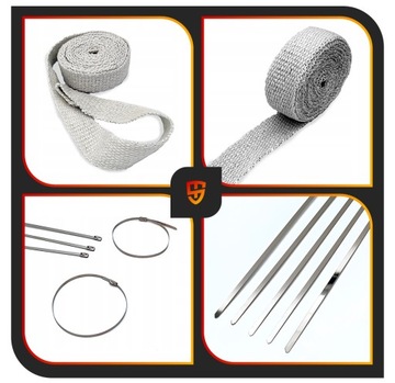 ТЕРМОБАНДАЖ ДЛЯ ВЫХЛОПНОГО КОЛЛЕКТОРА 15М БЕЛЫЙ