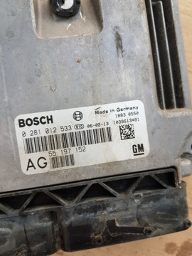 JEDNOTKA OPEL VECTRA C 1.9 CDTI 0281012533 55197152 AG