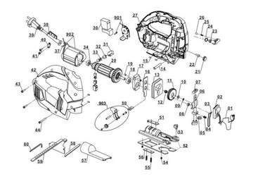 Звездочка EINHELL BT-JS 800 MT-ST 800