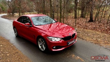 BMW Seria 4 F32-33-36 Cabrio 440i 326KM 2017 BMW Seria 4 440i Kabriolet head up 40 tys km jedyna w takim kolorze zamia, zdjęcie 7