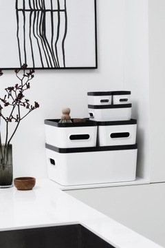 Кухонный контейнер S с белой крышкой ORTHEX