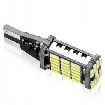 СВЕТОДИОДНАЯ ЛАМПА W16W T15 REVERSE CANBUS 45 LED SMD