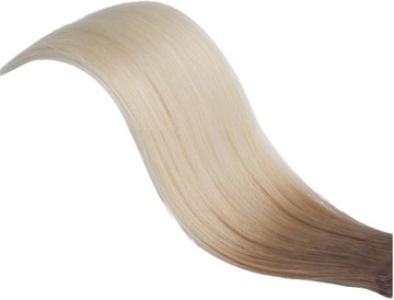 Włosy przedłużane pasma naturalne tape on 60 cm Mounir BARLEY