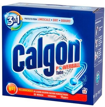CALGON Odkamieniacz Pralki 15 tabletek