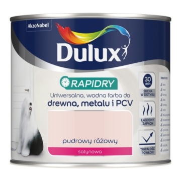 DULUX RAPIDRY UNIVERSAL PAINT Пудрово-розовый 0,4 л ДЕРЕВО МЕТАЛЛ ПВХ